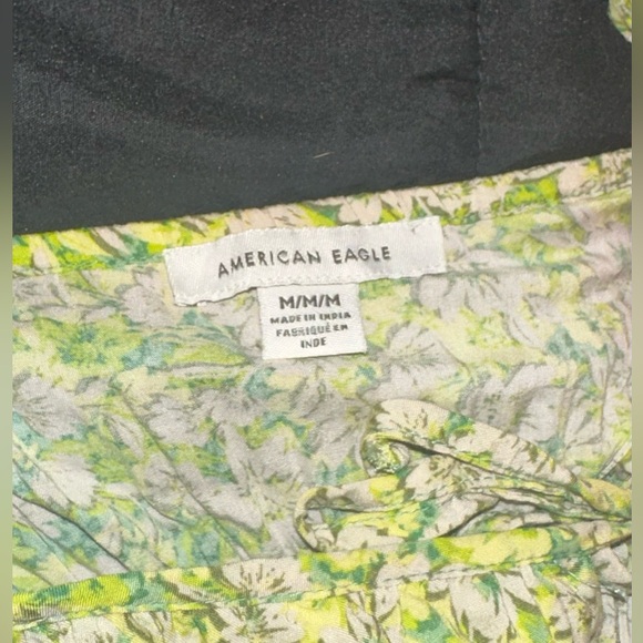 American Eagle Green Mini Dress Size M - Picture 4 of 4